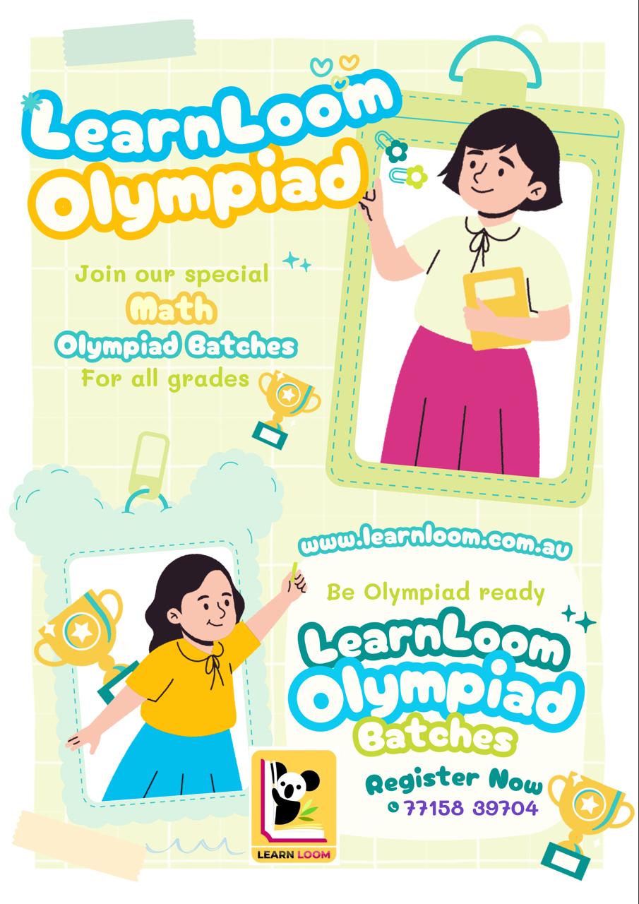Poster for Math Olympiad Prep